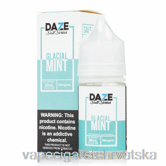 Vape Cigarete Glacial Mint - 7 Daze Sol - 30ml 30mg